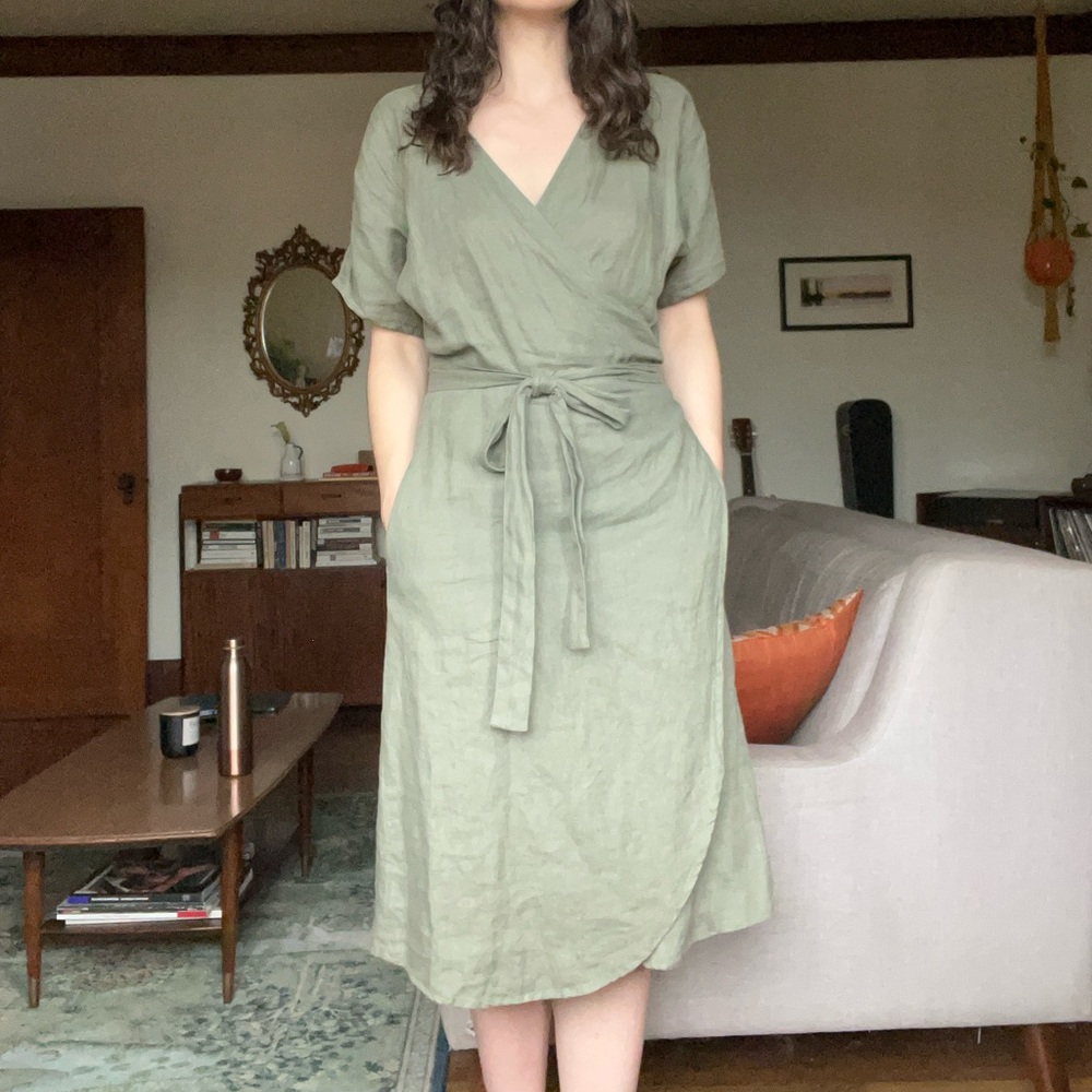 Linenfox Mimosa wrap dress discontinued